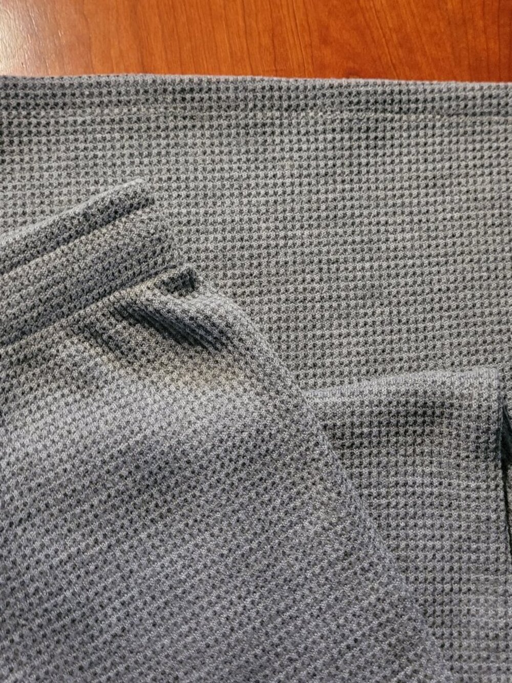 perfectwhitetee Shane Waffle Pant in Heather Grey - Picture 10 of 15